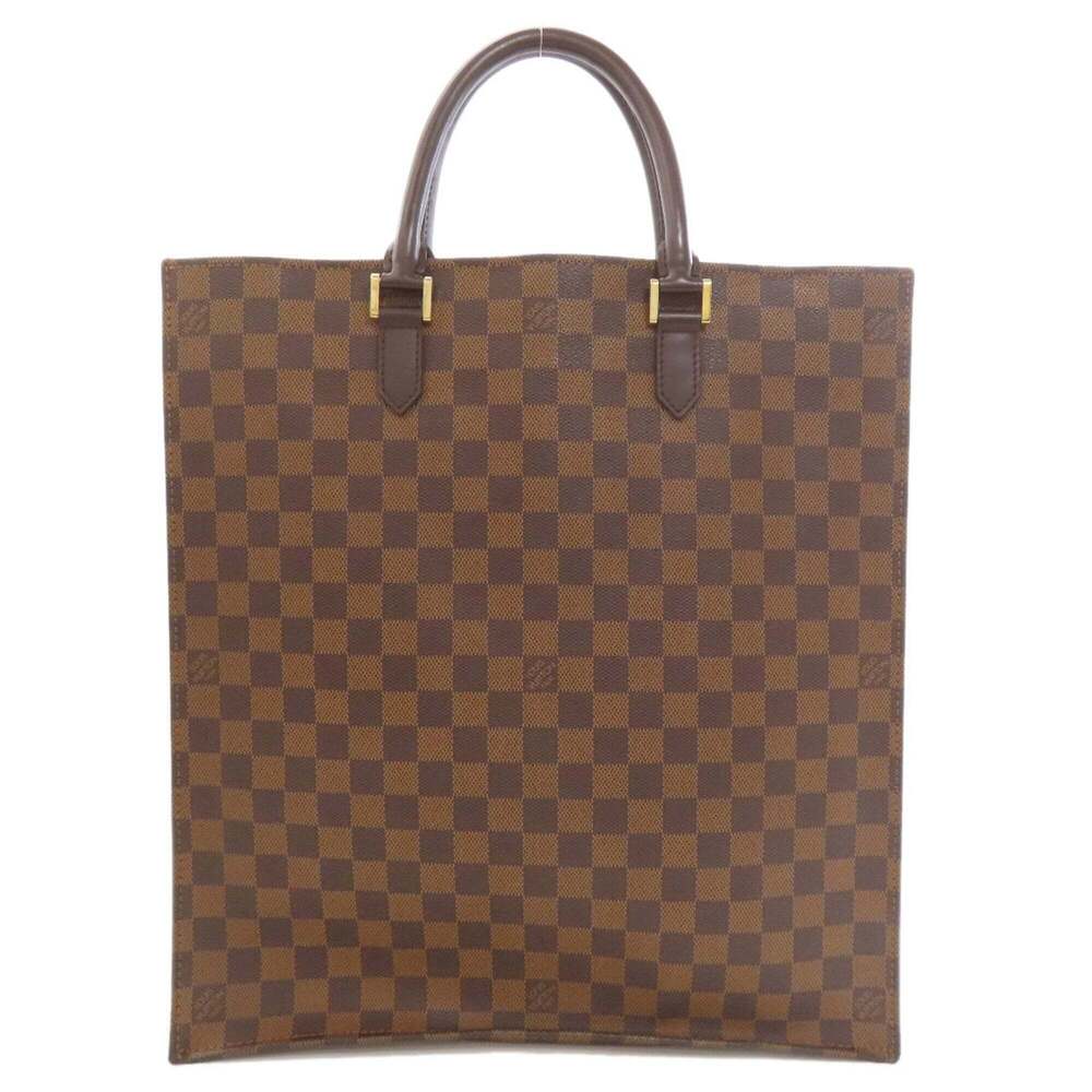 LOUIS VUITTON Authentic Brown Damier Canvas Tote Bag